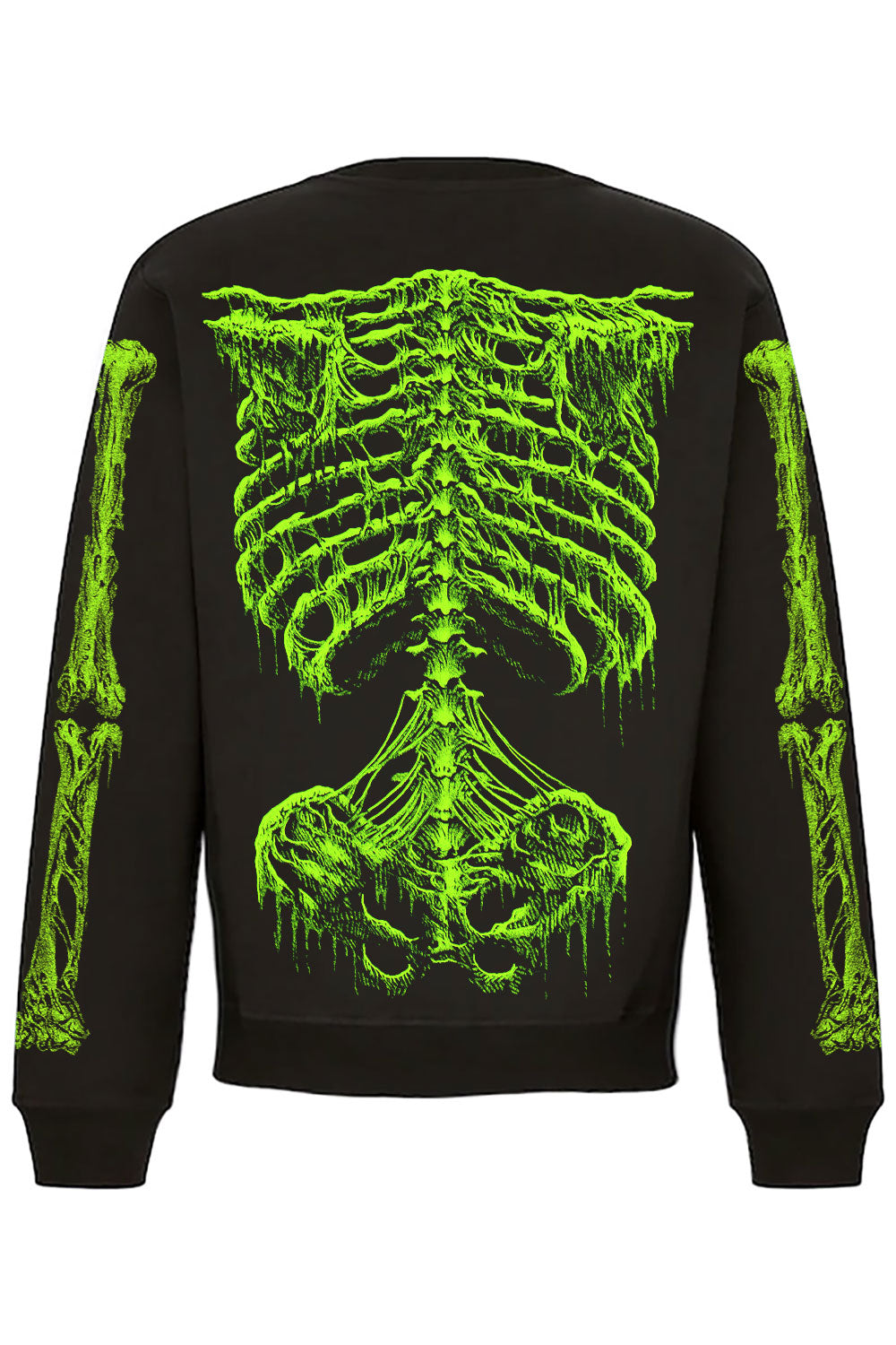 Zombie Rot Skeleton Sweatshirt [Monster Green]