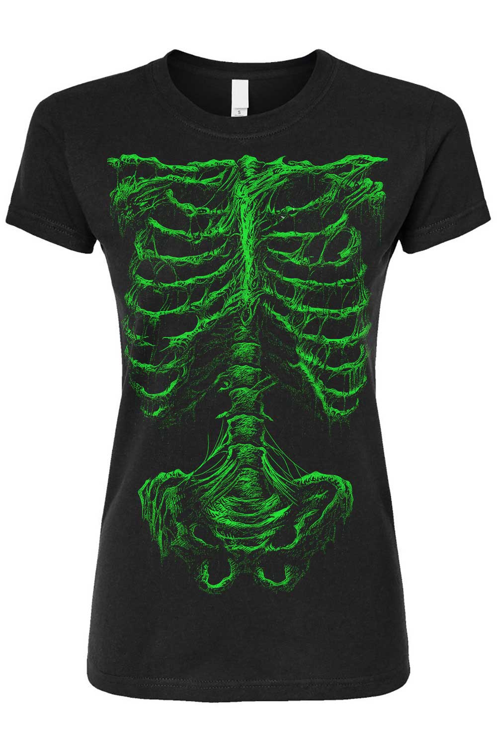 Zombie Rot Skeleton T-shirt [Monster Green]