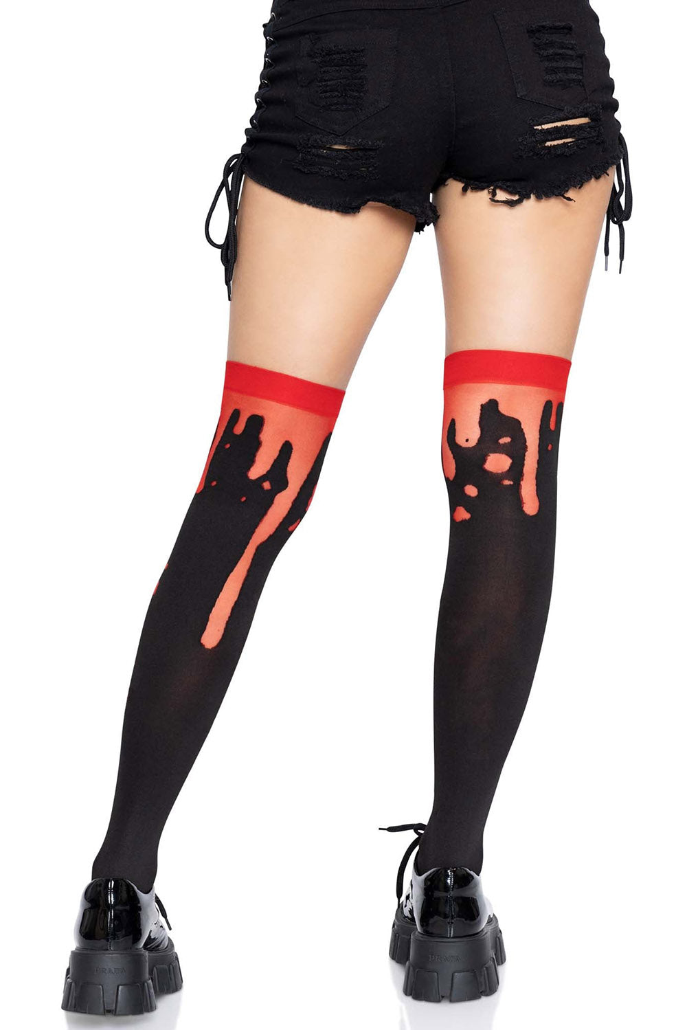 Splatter Thigh Highs