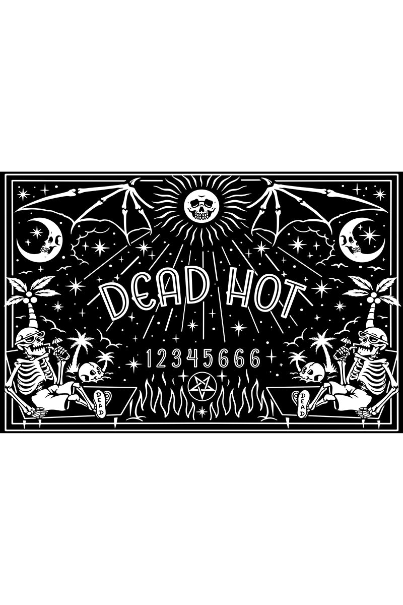 Too Fast Dead Hot Ouija Rectangle Shaped Beach Towel - Vampirefreaks Store