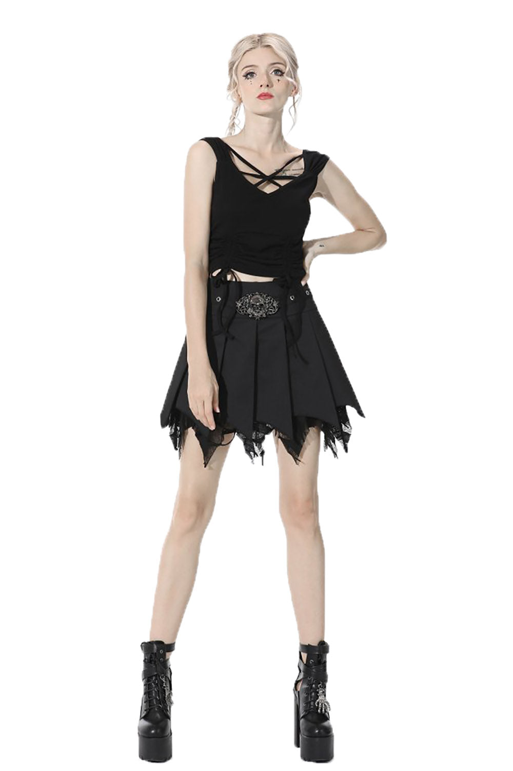Witch Hunt Pleated Skirt