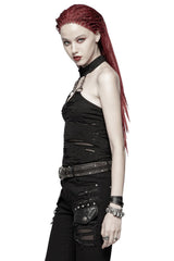 Punk Rave Apocalypse Halter Top - VampireFreaks