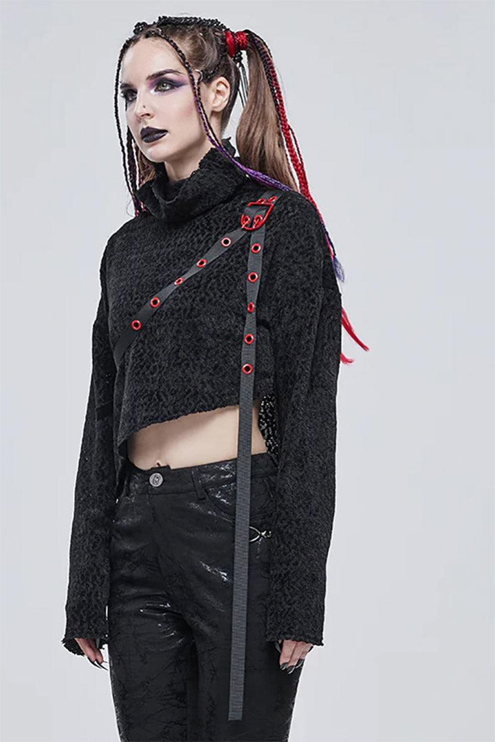 Devil Fashion Bloody Valentine Sweater Top - VampireFreaks