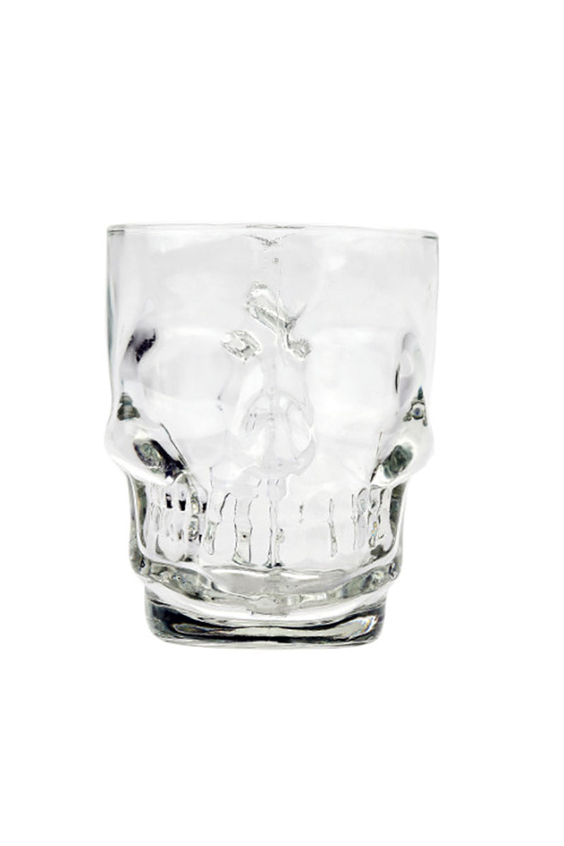 gothic skull pirate beer glass