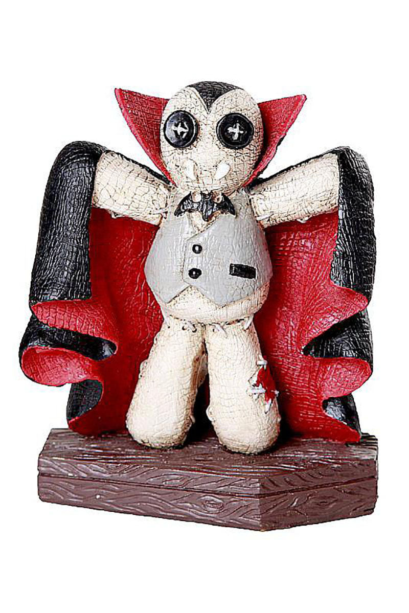 Estatua de Drácula con cabeza de alfiler