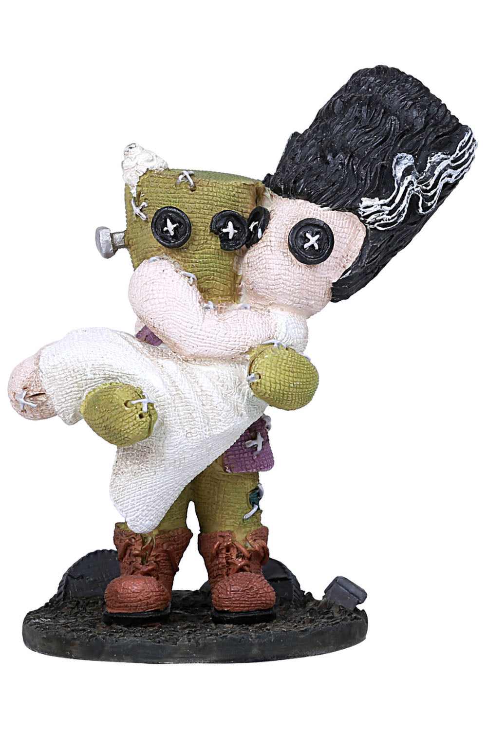 Pinheads Dead Wedding Bride & Frankenstein Statue