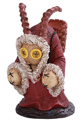 Statue „Krampus der Feiertags-Glöckner“.