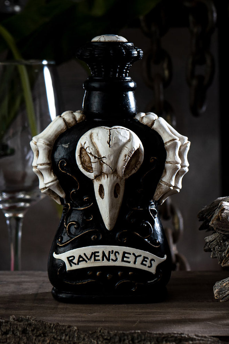 Raven Poison Bottle Statue