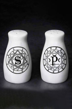 Sacred Geometry Salt and Pepper Shakers