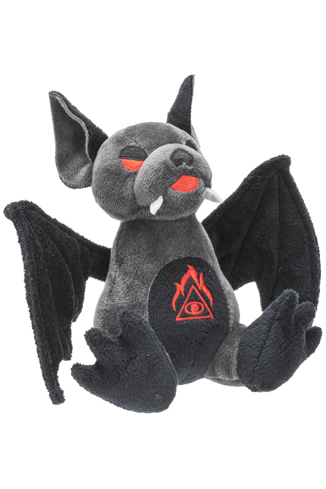 Goth bat plush toy