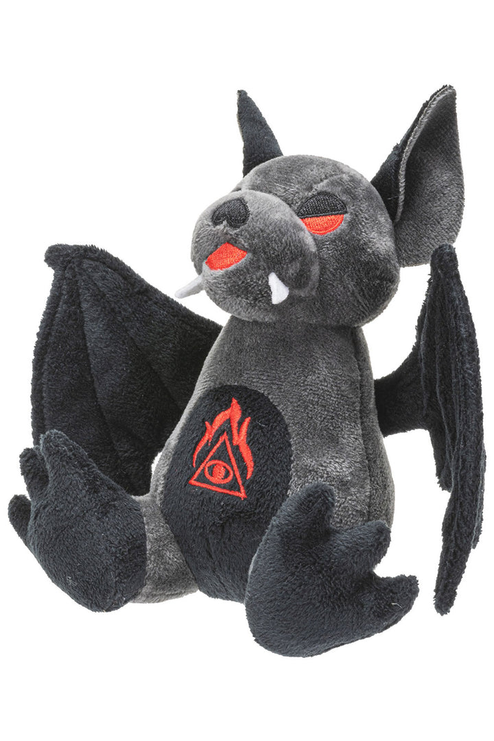 Goth dragon plush toy