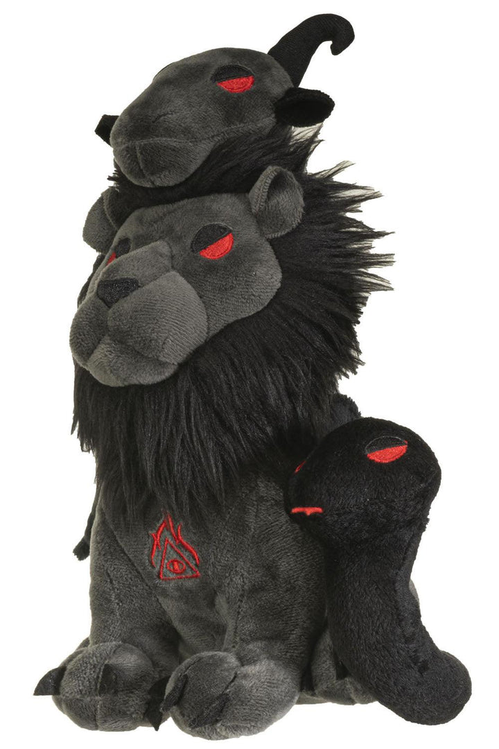 gothic lion plush toy