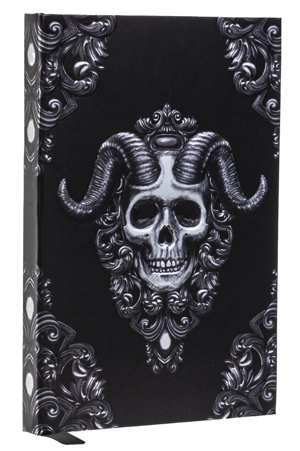 Victorian skull heavy metal journal