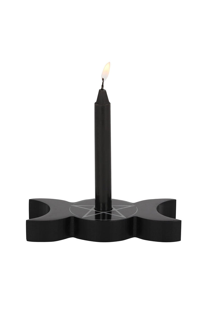 Triple Moon Spell Candle Holder