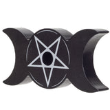 Triple Moon Spell Candle Holder