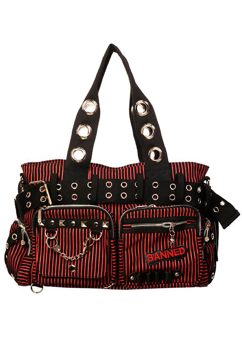 Resist Handcuff Handbag [BLACK/RED]