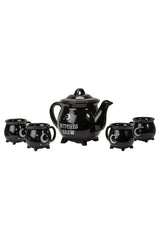 Juego de té de brebaje de brujas
