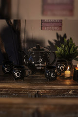 Juego de té de brebaje de brujas