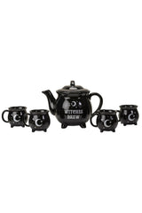 Juego de té de brebaje de brujas