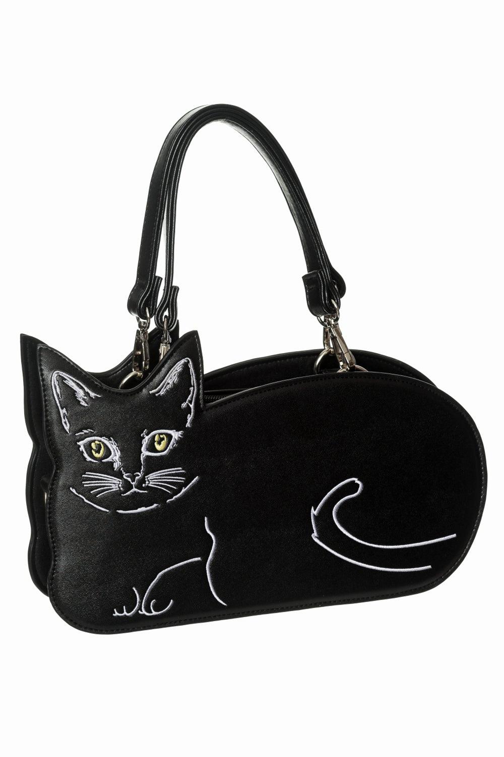 Banned Apparel Creepy Cat Lady Bag - VampireFreaks