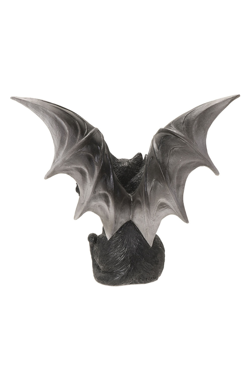 Triple Headed Winged Cat Statue