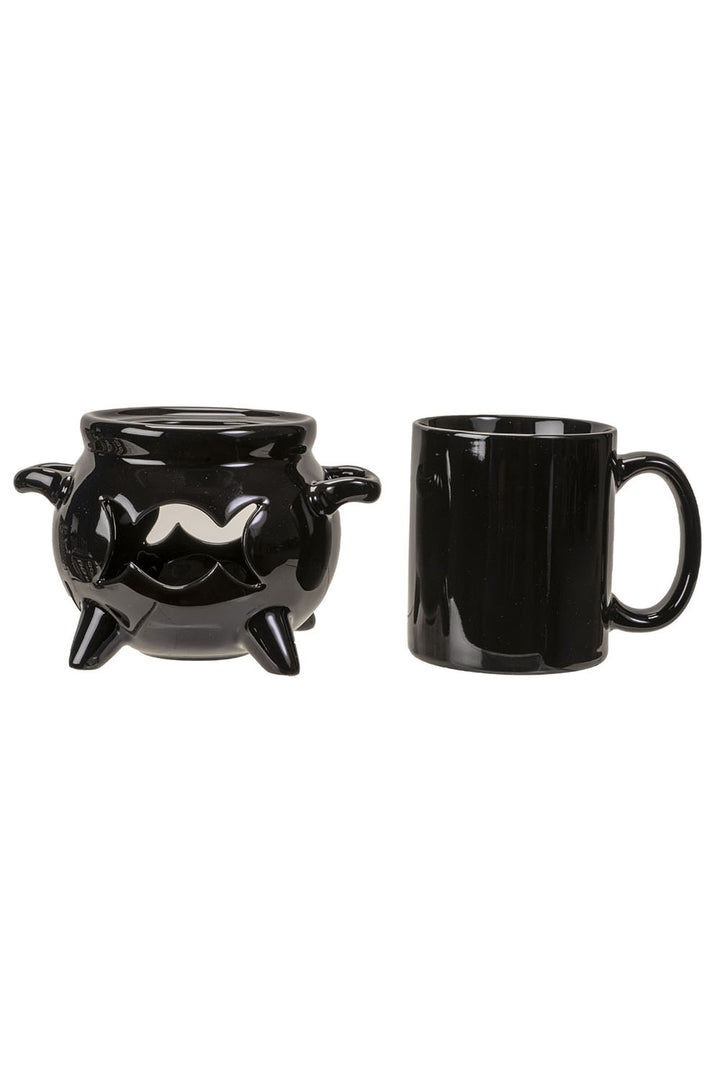 Triple Moon Cauldron Tea Light Mug Warmer [W/Mug]