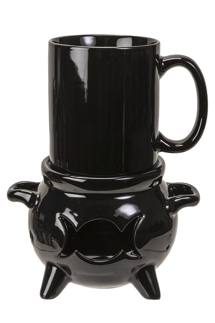 Triple Moon Cauldron Tea Light Mug Warmer [W/Mug]