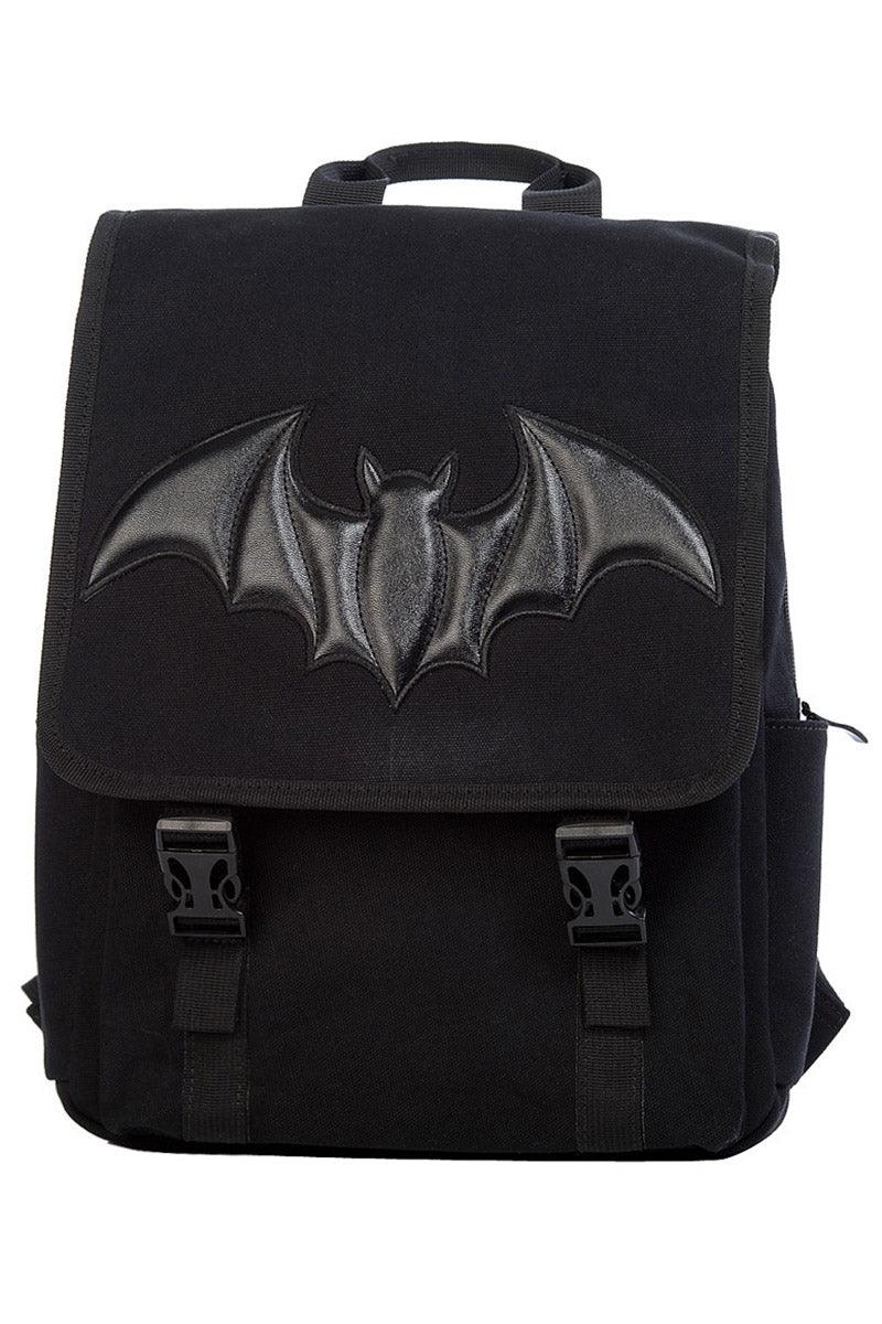 Banned Apparel Arkham Bat Backpack - VampireFreaks