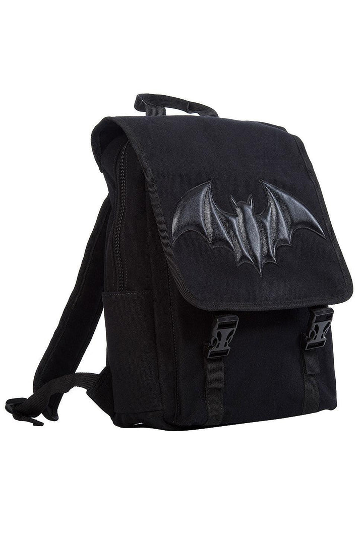 Banned Apparel Arkham Bat Backpack - VampireFreaks