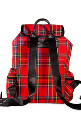 Mad Plaid Backpack [RED PLAID]