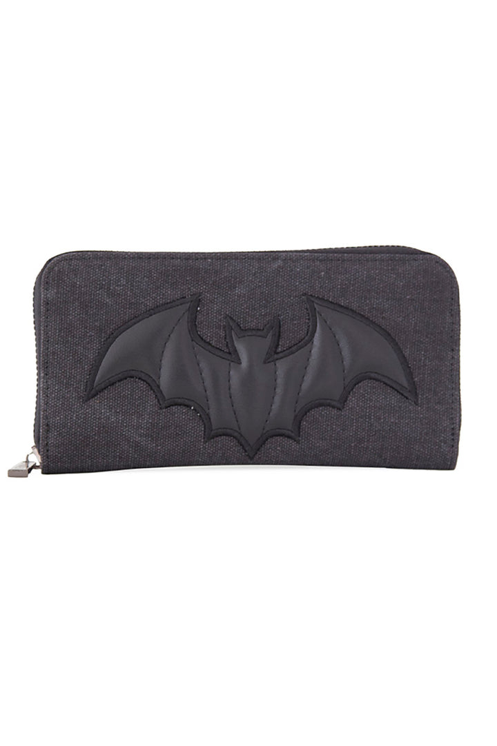 goth bat wallet