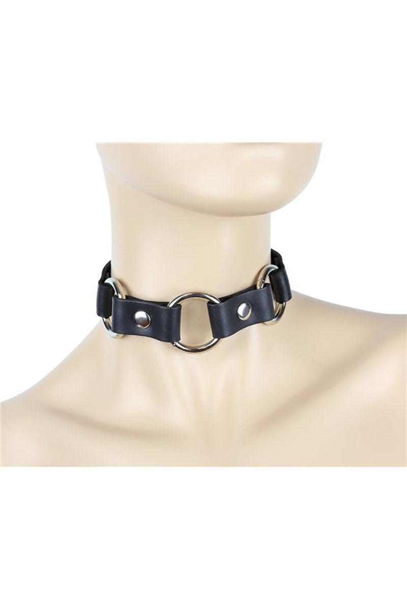 Triple O-ring Collar Choker - Vampirefreaks Store