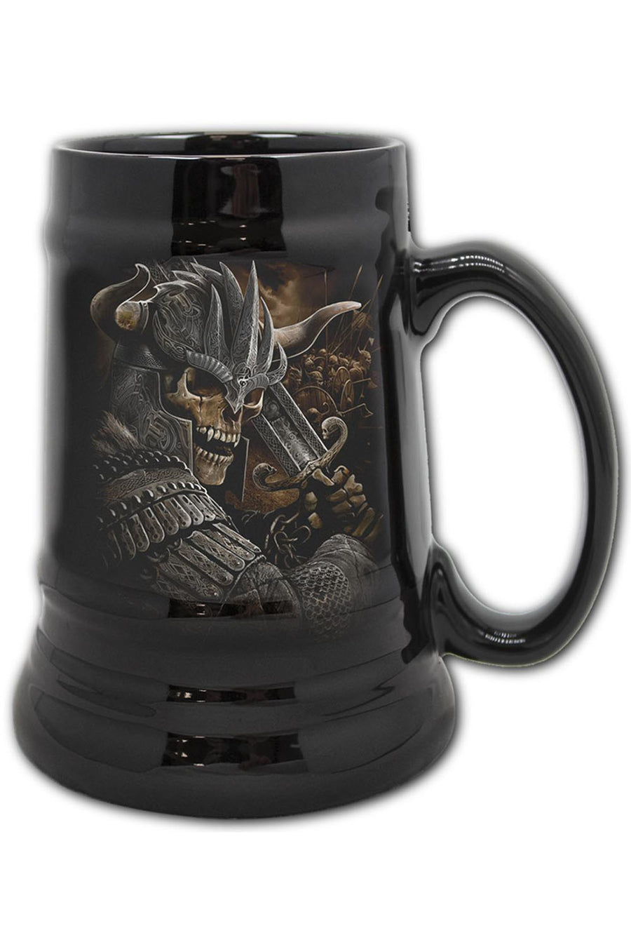 Viking Warrior Ceramic Beer Stein