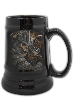 Viking Warrior Ceramic Beer Stein