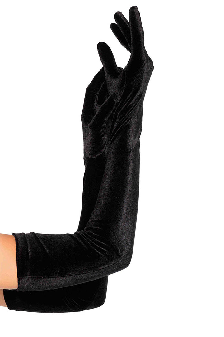 gothic velvet steampunk gloves