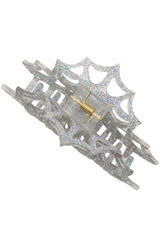 Spiderweb Hair Claw Clip [SILVER]
