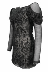 Netherworld Draped Shoulder Top