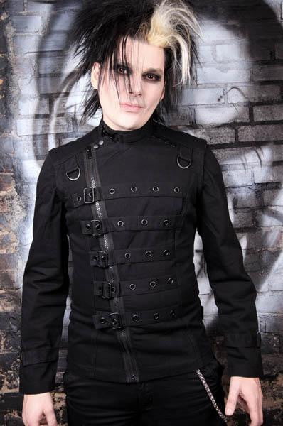 Tripp Zip-Off Sleeve Bondage Jacket / Vest - Vampirefreaks Store