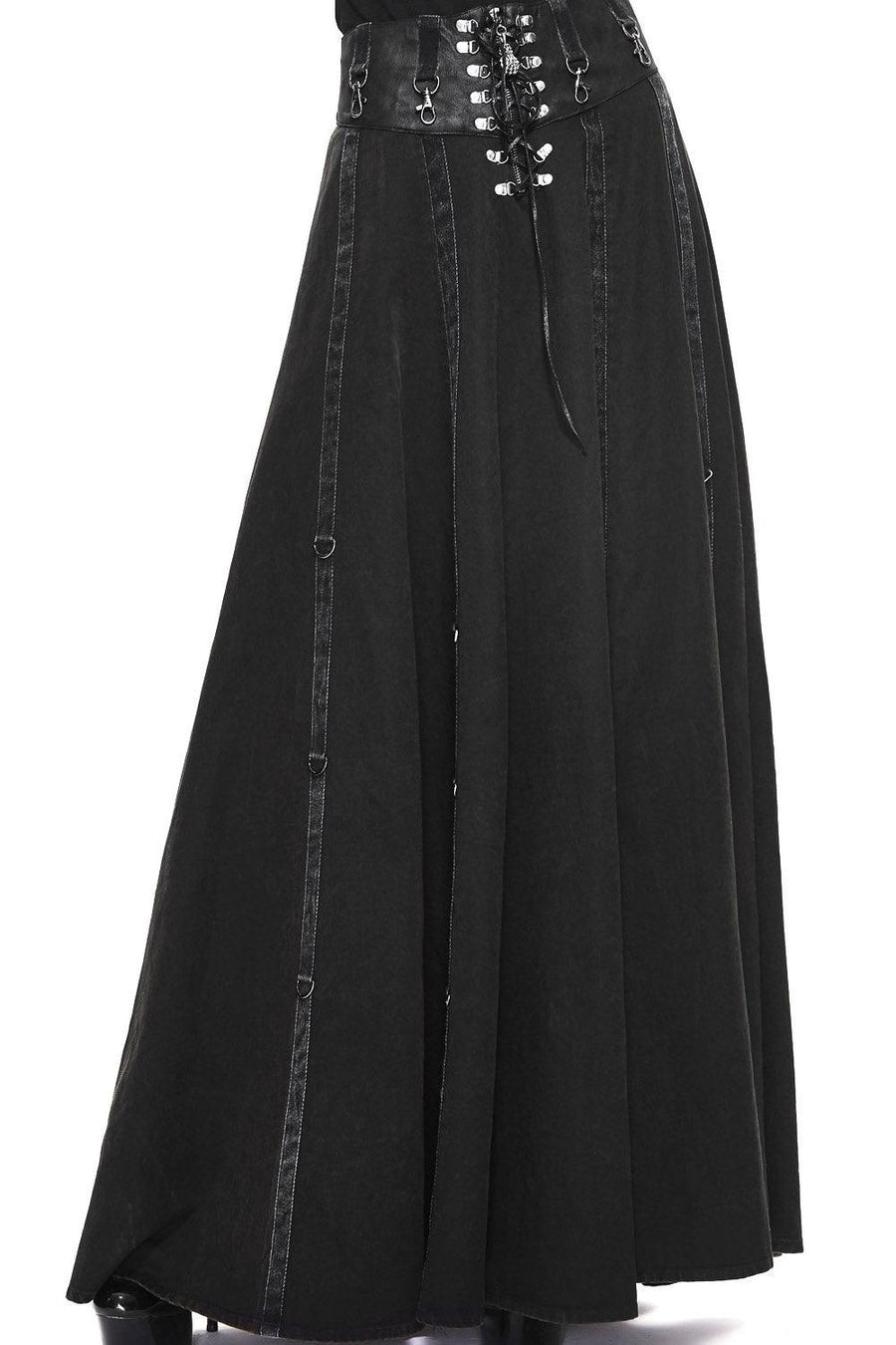 Bustle Harness Maxi Skirt – VampireFreaks