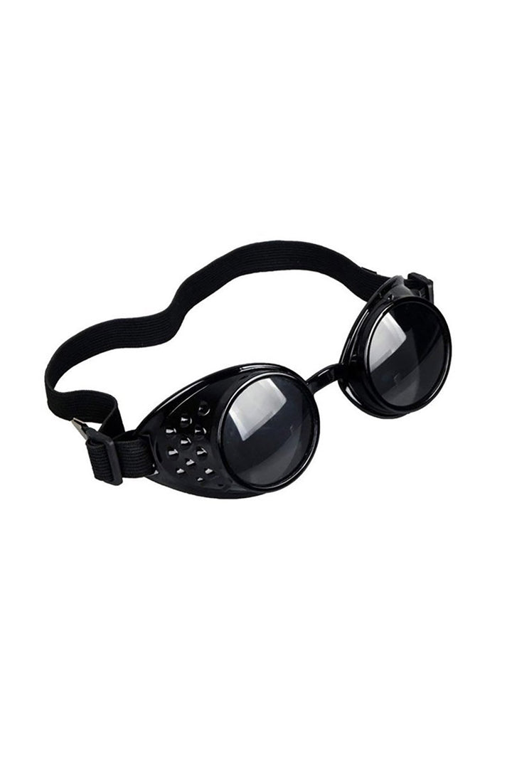 Spiked Steampunk Black Goggles