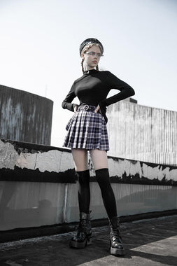 Dark Academia Skater Skirt