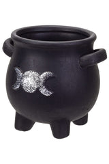 Triple Moon Cauldron Plant Pot