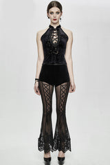 Zodiac Velvet Halter Top