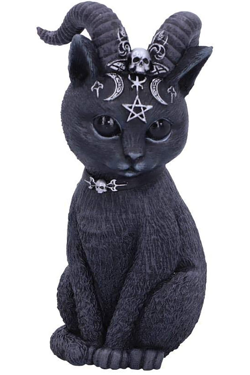 Pawzuph Horned Cat Figurine