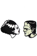 True Love's Dead Kiss Bride & Frank Patch Set [Glows in the Dark]