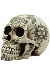 Ouija-Schädel-Skulptur