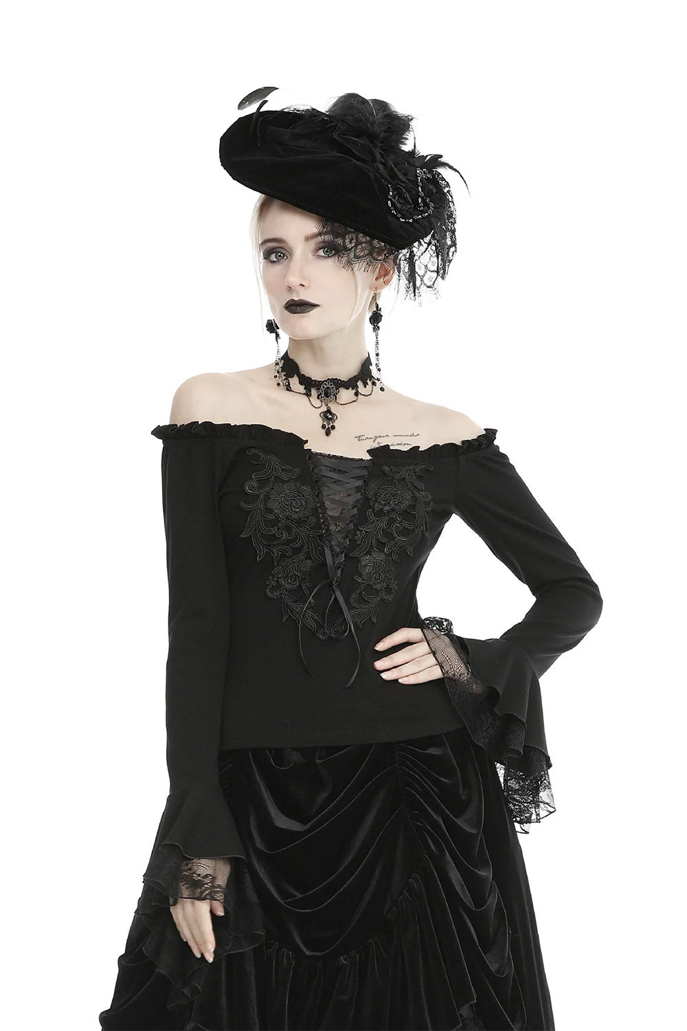 Funeral Flora Top – VampireFreaks