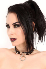 Funk Plus Beauty in the Beast Bondage Choker - VampireFreaks