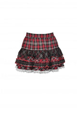 Punk Cupcake Plaid Skirt