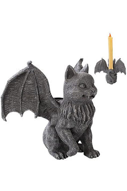 Vampire Cat Gargoyle Candle Holder